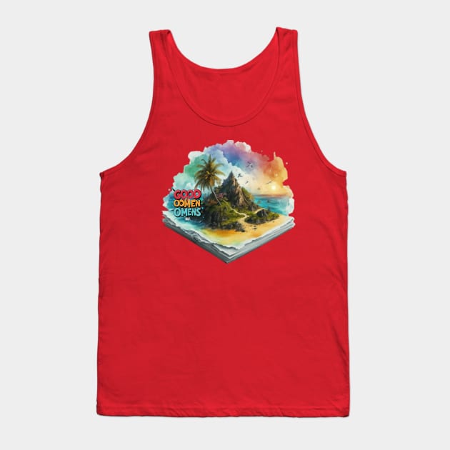 good omens Tank Top by Avocado design for print on demand